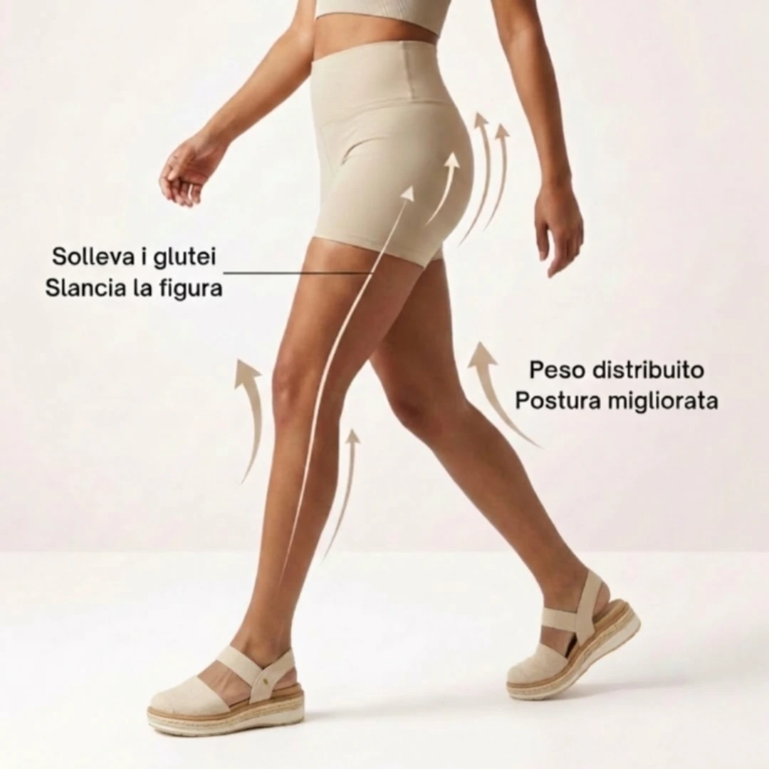 Postura migliorata e glutei sollevati